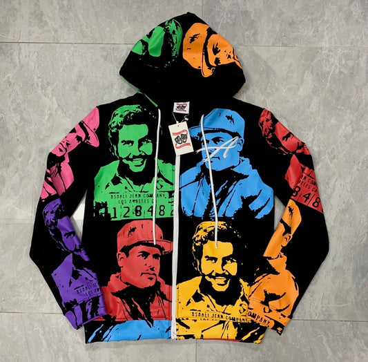 1:1 COUGH SYRUP X ASAALI ZIP UP HOODIE